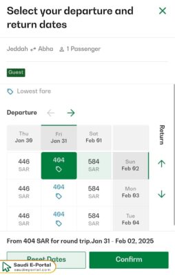 How to Check Saudi Airlines Ticket Price