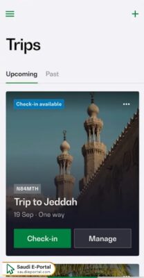 Saudi Airlines Ticket Check via Saudia App steps