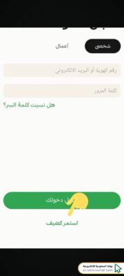 الاستعلام عن فاتورة الكهرباء عبر التطبيق